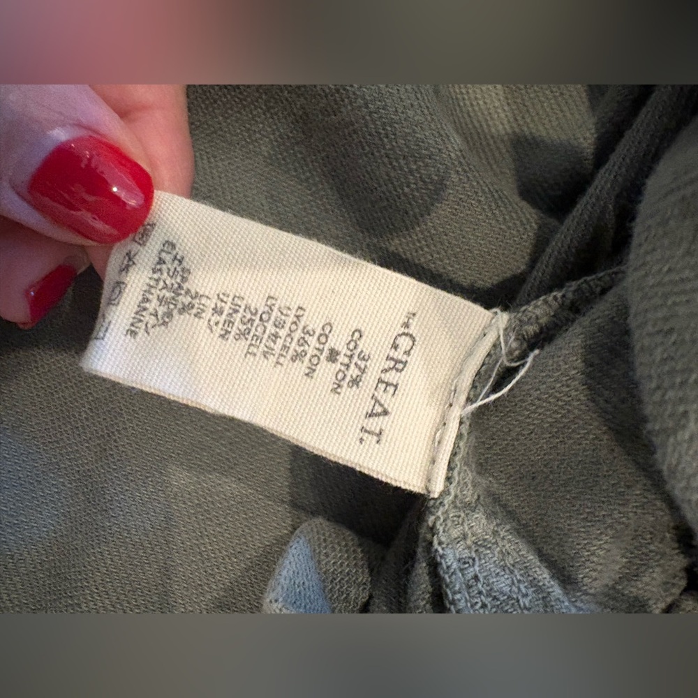 THE GREAT. Heart Embroidery Field/Army Jacket - Picture 6 of 7